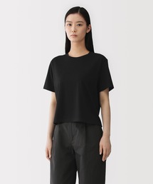 〔MUJI Labo〕婦人 和歌山で編み立てた天竺クルーネック半袖Tシャツ