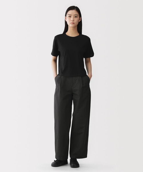MUJI Labo（ムジラボ）の「〔MUJI Labo〕婦人　和歌山で編み立てた天竺クルーネック半袖Ｔシャツ（Tシャツ/カットソー・レディース・ライトピンク/オフホワイト/ブラック・S/M/L/XL）」の11枚目の写真