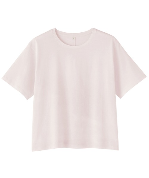 MUJI Labo（ムジラボ）の「〔MUJI Labo〕婦人　和歌山で編み立てた天竺クルーネック半袖Ｔシャツ（Tシャツ/カットソー・レディース・ライトピンク/オフホワイト/ブラック・S/M/L/XL）」の15枚目の写真