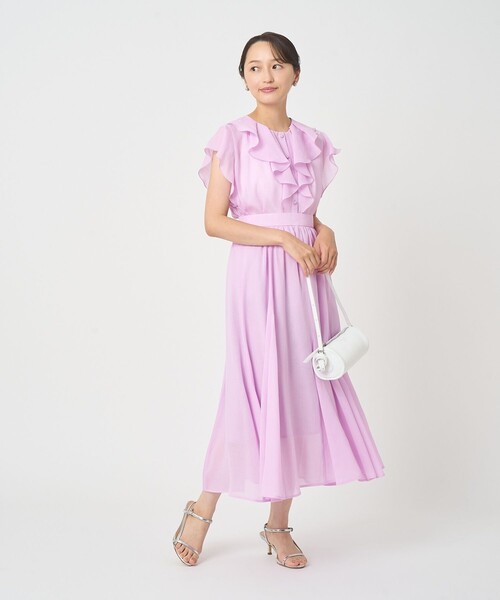ANAYI(アナイ)の「シアースラブラッフル ブラウス〈セットアップ対応商品〉(シャツ/ブラウス・レディース・ブラック/ホワイト/ピンク・38/36)」の19枚目の写真
