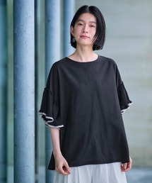 サニークラウズ　黒いデメキントップス〈レディース〉