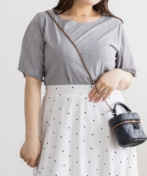 CLETTEオリジナル裾メローシンプルTシャツ