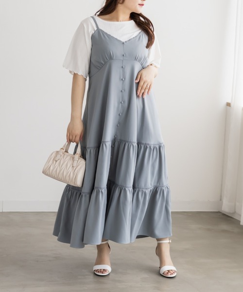 CLETTE（クレット）の「CLETTEオリジナル裾メローシンプルTシャツ（Tシャツ/カットソー・レディース・オフホワイト/グレー・4L/LL/3L）」の13枚目の写真