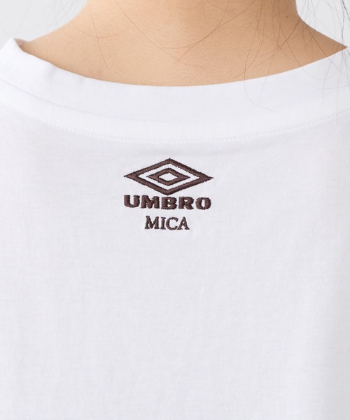UMBRO(アンブロ)の「【追加】【UMBRO×MICA&DEAL】"MADL"ロゴプリントT-shirt(Tシャツ/カットソー・レディース・グレイッシュベージュ/ホワイト・FREE)」の7枚目の写真