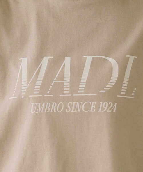 UMBRO(アンブロ)の「【追加】【UMBRO×MICA&DEAL】"MADL"ロゴプリントT-shirt(Tシャツ/カットソー・レディース・グレイッシュベージュ/ホワイト・FREE)」の11枚目の写真