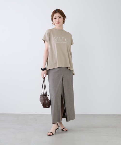 UMBRO(アンブロ)の「【追加】【UMBRO×MICA&DEAL】"MADL"ロゴプリントT-shirt(Tシャツ/カットソー・レディース・グレイッシュベージュ/ホワイト・FREE)」の17枚目の写真