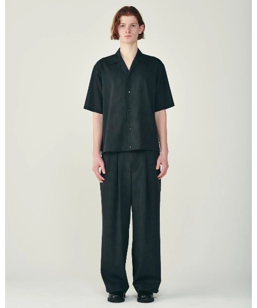 marka(マーカ)の「OPEN COLLAR S/S SHIRT WITH HEM TAB(シャツ/ブラウス・メンズ・ブラウン/グレー・1/2)」の7枚目の写真