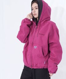 【BEN DAVIS(ベンデイビス)】WORKERS PARKA / フーデッドワークジャケット ダブルジップ キルティング裏地 アウター ポケット ワーク ユニセックス