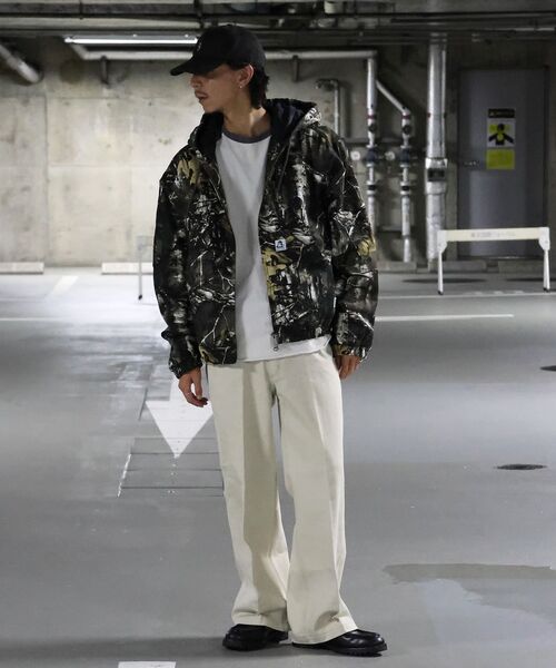 BEN DAVIS(ベンデイビス)の「【BEN DAVIS(ベンデイビス)】WORKERS PARKA / フーデッドワークジャケット ダブルジップ キルティング裏地 アウター ポケット ワーク ユニセックス(ブルゾン・メンズ・ピンク系その他/ネイビー/その他1/ブラック/サンドベージュ・MEDIUM/X-LARGE/LARGE)」の10枚目の写真