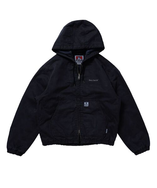 BEN DAVIS(ベンデイビス)の「【BEN DAVIS(ベンデイビス)】WORKERS PARKA / フーデッドワークジャケット ダブルジップ キルティング裏地 アウター ポケット ワーク ユニセックス(ブルゾン・メンズ・ピンク系その他/ネイビー/その他1/ブラック/サンドベージュ・MEDIUM/X-LARGE/LARGE)」の12枚目の写真