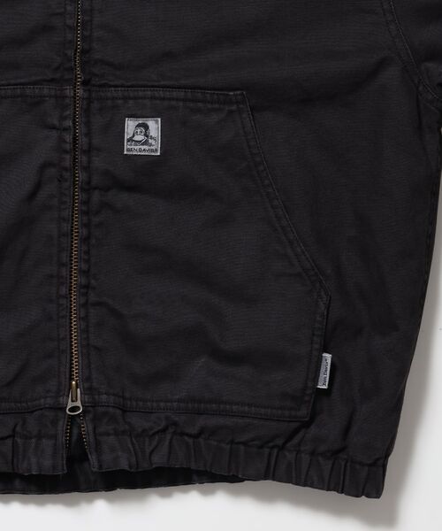 BEN DAVIS(ベンデイビス)の「【BEN DAVIS(ベンデイビス)】WORKERS PARKA / フーデッドワークジャケット ダブルジップ キルティング裏地 アウター ポケット ワーク ユニセックス(ブルゾン・メンズ・ピンク系その他/ネイビー/その他1/ブラック/サンドベージュ・MEDIUM/X-LARGE/LARGE)」の15枚目の写真