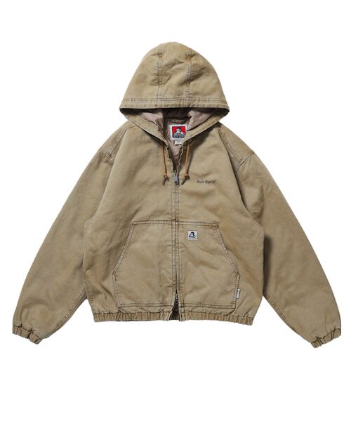 BEN DAVIS(ベンデイビス)の「【BEN DAVIS(ベンデイビス)】WORKERS PARKA / フーデッドワークジャケット ダブルジップ キルティング裏地 アウター ポケット ワーク ユニセックス(ブルゾン・メンズ・ピンク系その他/ネイビー/その他1/ブラック/サンドベージュ・MEDIUM/X-LARGE/LARGE)」の20枚目の写真