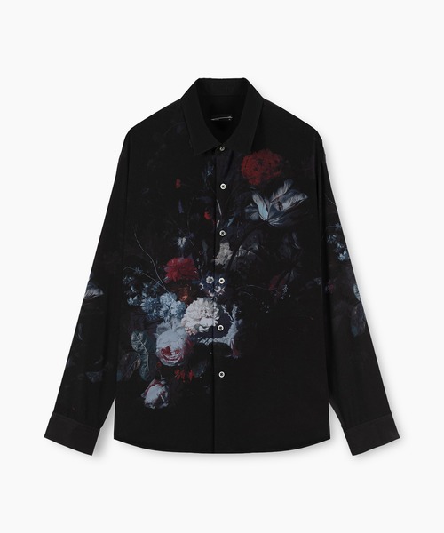 LAD MUSICIAN(ラッドミュージシャン)の「DECHINE FLOWER COMFORT SHIRT(シャツ/ブラウス・メンズ・ブラック×レッド/ブラック×ブルー/ワイン・44/42/46)」の1枚目の写真