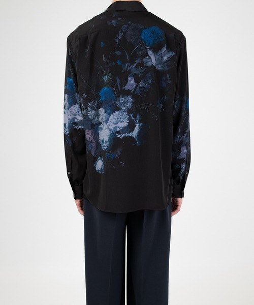 LAD MUSICIAN(ラッドミュージシャン)の「DECHINE FLOWER COMFORT SHIRT(シャツ/ブラウス・メンズ・ブラック×レッド/ブラック×ブルー/ワイン・44/42/46)」の9枚目の写真