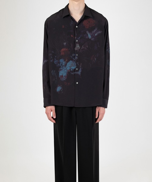 LAD MUSICIAN(ラッドミュージシャン)の「DECHINE FLOWER COMFORT SHIRT(シャツ/ブラウス・メンズ・ブラック×レッド/ブラック×ブルー/ワイン・44/42/46)」の11枚目の写真