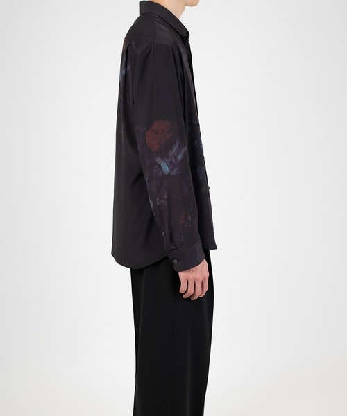 LAD MUSICIAN(ラッドミュージシャン)の「DECHINE FLOWER COMFORT SHIRT(シャツ/ブラウス・メンズ・ブラック×レッド/ブラック×ブルー/ワイン・44/42/46)」の13枚目の写真