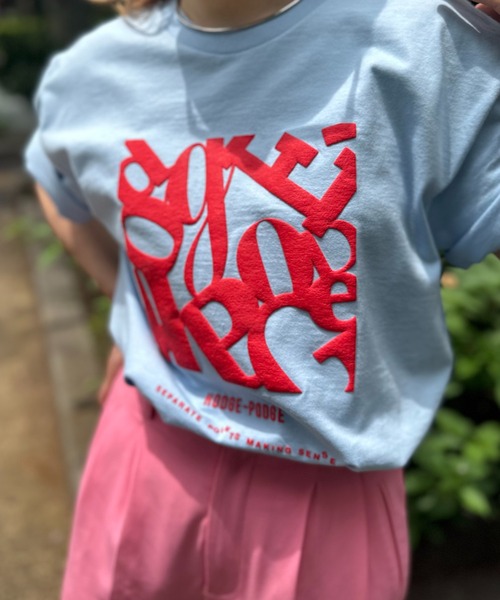 【GILDAN】HODGE-PODGE発泡プリントロゴTシャツ