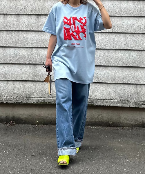 ライトブルー
model:154cm 着用サイズ:Lサイズ