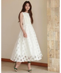 PEPLUM NS DRESS（ペプラムノースリーブワンピース）（ワンピース