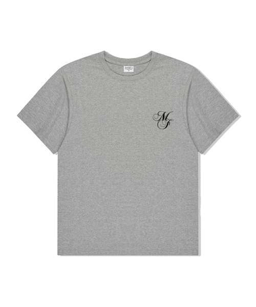 THEMORFHOUSE（ザモーフハウス）の「MORF スモールロゴプリントオーバーサイズ半袖Tシャツメランジグレー（Tシャツ/カットソー・レディース・その他・SMALL/MEDIUM/LARGE）」の2枚目の写真