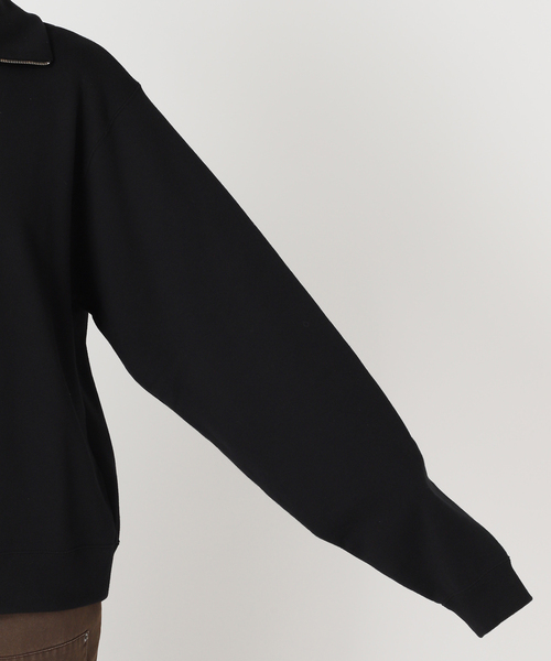 CITYSHOP(シティーショップ)の「STAND ZIP スウェット(スウェット・レディース・ブラック/ベージュ・FREE)」の11枚目の写真