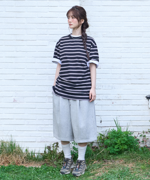 F.ILLUMINATE（フィルミネイト）の「サイドタックバミューダスウェットショーツ-ブラック（その他パンツ・レディース・その他・SMALL/MEDIUM/LARGE）」の6枚目の写真