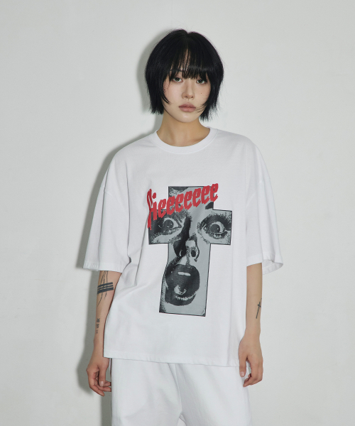SCALLYWAG（スカリーワグ）の「ヴィンテージクロスオーバーフィットTシャツ[ホワイト]（Tシャツ/カットソー・レディース・その他・MEDIUM/LARGE）」の11枚目の写真