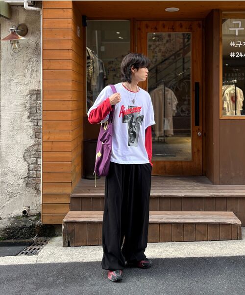 SCALLYWAG（スカリーワグ）の「ヴィンテージクロスオーバーフィットTシャツ[ホワイト]（Tシャツ/カットソー・レディース・その他・MEDIUM/LARGE）」の2枚目の写真