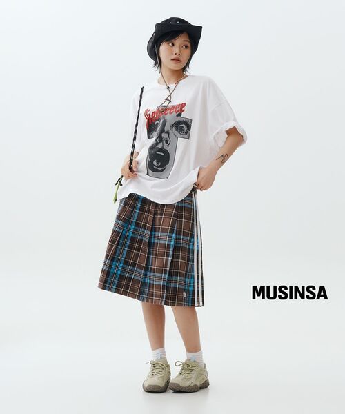 SCALLYWAG（スカリーワグ）の「ヴィンテージクロスオーバーフィットTシャツ[ホワイト]（Tシャツ/カットソー・レディース・その他・MEDIUM/LARGE）」の4枚目の写真