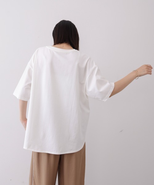 Bou Jeloud(ブージュルード)の「シューズアイコンTee(Tシャツ/カットソー・レディース・ブラック/オフホワイト・FREE)」の10枚目の写真