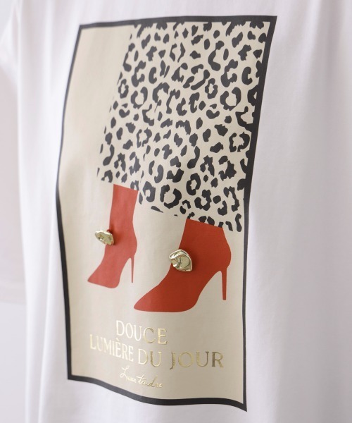 Bou Jeloud(ブージュルード)の「シューズアイコンTee(Tシャツ/カットソー・レディース・ブラック/オフホワイト・FREE)」の19枚目の写真