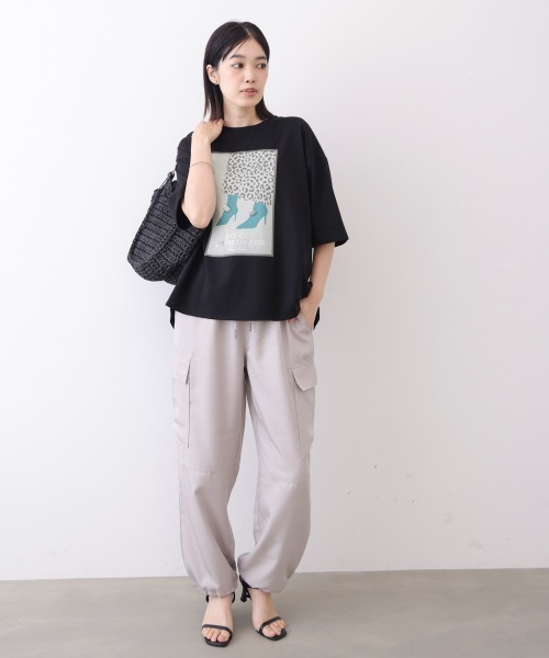 Bou Jeloud(ブージュルード)の「シューズアイコンTee(Tシャツ/カットソー・レディース・ブラック/オフホワイト・FREE)」の20枚目の写真