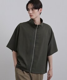 【接触冷感／2WAY】洗えるZIPシャツアウター