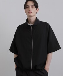 【接触冷感/2WAY】洗えるZIPシャツアウター