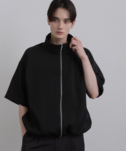 tk.TAKEO KIKUCHI(ティーケータケオキクチ)の「【接触冷感/2WAY】洗えるZIPシャツアウター(シャツ/ブラウス・メンズ・ブラック/チャコールグレー・02/03)」の16枚目の写真