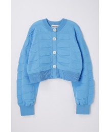 COMPACT BALLOON PEPLUM KNIT CARDIGAN（カーディガン/ボレロ）｜Ameri