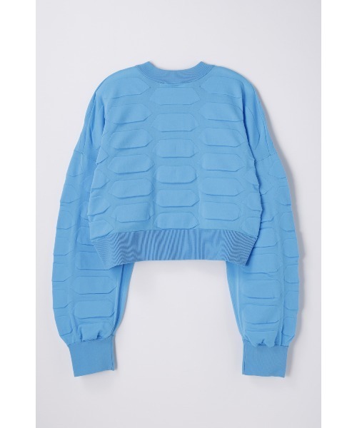 nagonstans（ナゴンスタンス）の「cropped hull cardigan（カーディガン/ボレロ・レディース・ブルー系その他/ブラック・MEDIUM）」の3枚目の写真