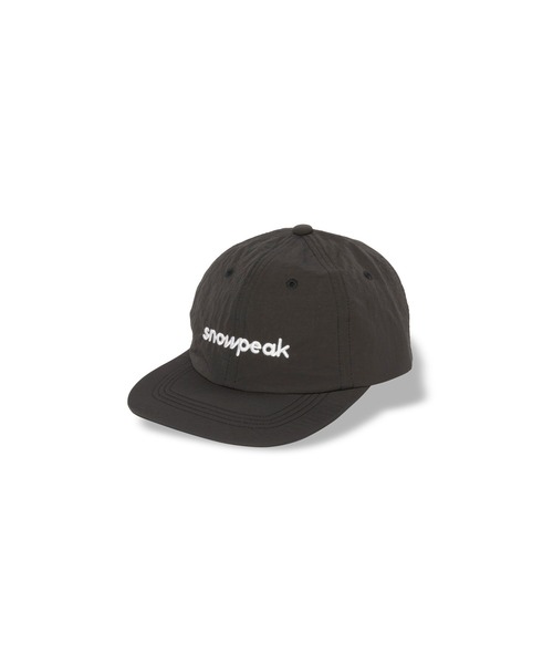 Snow Peak(スノーピーク)の「Snow Peak / Logo Design Cap ロゴデザインキャップ(キャップ・メンズ・ブラック/ライトブルー/ライトブラウン・ONE SIZE)」の1枚目の写真