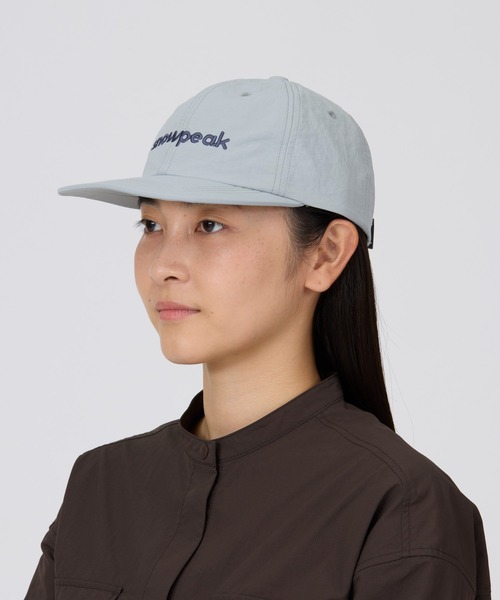 Snow Peak(スノーピーク)の「Snow Peak / Logo Design Cap ロゴデザインキャップ(キャップ・メンズ・ブラック/ライトブルー/ライトブラウン・ONE SIZE)」の6枚目の写真