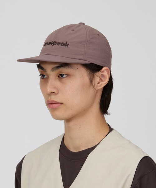 Snow Peak(スノーピーク)の「Snow Peak / Logo Design Cap ロゴデザインキャップ(キャップ・メンズ・ブラック/ライトブルー/ライトブラウン・ONE SIZE)」の5枚目の写真
