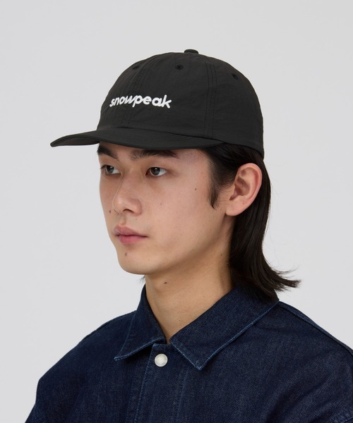 Snow Peak(スノーピーク)の「Snow Peak / Logo Design Cap ロゴデザインキャップ(キャップ・メンズ・ブラック/ライトブルー/ライトブラウン・ONE SIZE)」の4枚目の写真