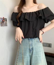 スリーブ オフショルダー パフ」に該当するレディースファッション通販
