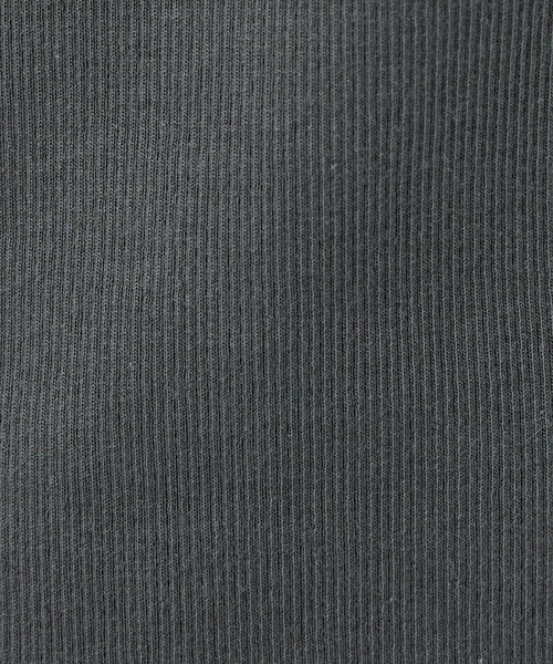 DESIGNWORKS(デザインワークス)の「テレコバックオープンクルーネックプルオーバー(Tシャツ/カットソー・レディース・チャコールグレー/カーキ・38)」の22枚目の写真