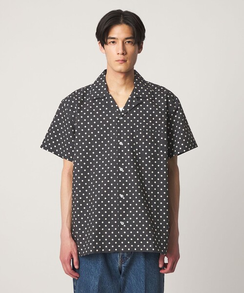 DRAKE'S（ドレイクス）の「【別注】＜Drake’s＞  ドット オープンカラーシャツ（シャツ/ブラウス・メンズ・ブラック/ダークブラウン・L/M）」の6枚目の写真