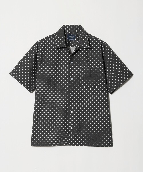 DRAKE'S(ドレイクス)の「【別注】<Drake’s> ドット オープンカラーシャツ(シャツ/ブラウス・メンズ・ブラック/ダークブラウン・L/M/XL)」の9枚目の写真