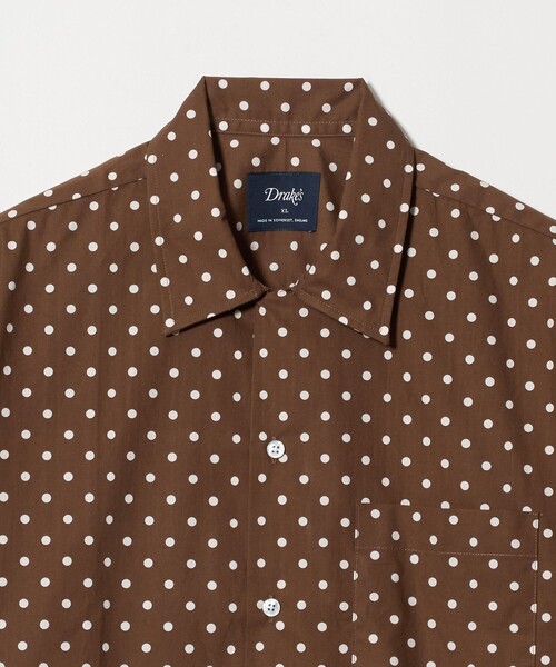 DRAKE'S(ドレイクス)の「【別注】<Drake’s> ドット オープンカラーシャツ(シャツ/ブラウス・メンズ・ブラック/ダークブラウン・L/M/XL)」の20枚目の写真