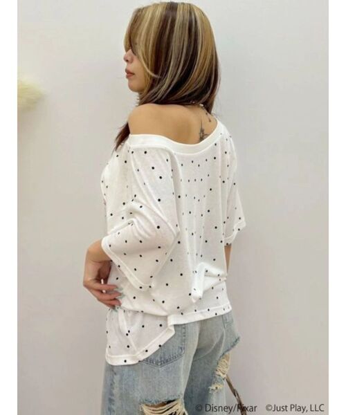 EVRIS(エヴリス)の「【TOY STORY5】ワンショルダーBIG Tシャツ(Tシャツ/カットソー・レディース・グレー/その他1・FREE)」の12枚目の写真