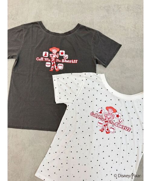 EVRIS(エヴリス)の「【TOY STORY5】ワンショルダーBIG Tシャツ(Tシャツ/カットソー・レディース・グレー/その他1・FREE)」の4枚目の写真