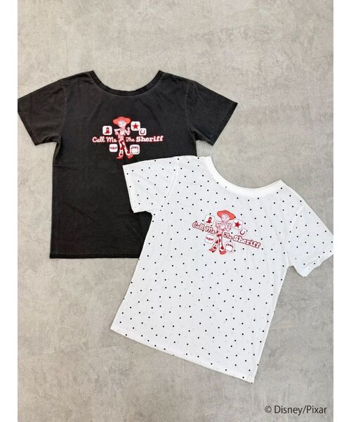 EVRIS(エヴリス)の「【TOY STORY5】ワンショルダーBIG Tシャツ(Tシャツ/カットソー・レディース・グレー/その他1・FREE)」の3枚目の写真