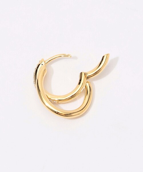 TOMORROWLAND (トゥモローランド)の「Otiumberg. Small Pave Spiralis ピアス(ピアス(両耳用)・レディース・ゴールド系その他・FREE)」の2枚目の写真